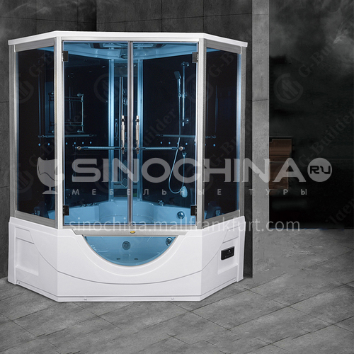 Integrated steam shower room    integral bathroom   sliding door   with bathtub    household shower room